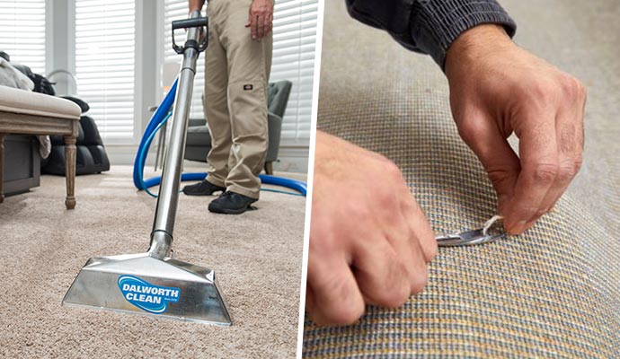Carpet cleaning and repairing service