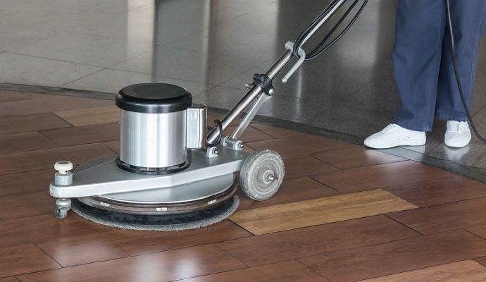 Hardwood floor cleaning