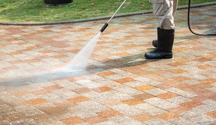 Pressure washing service