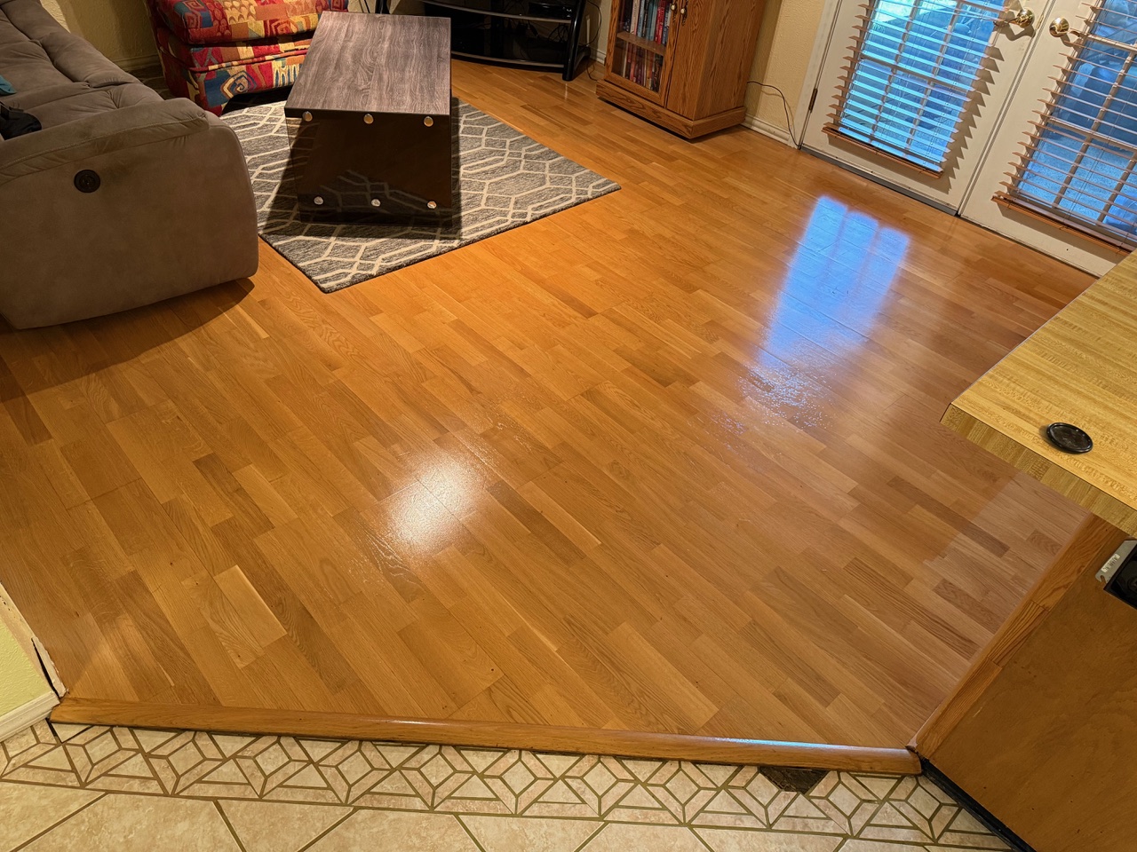Hardwood Floor Buffing