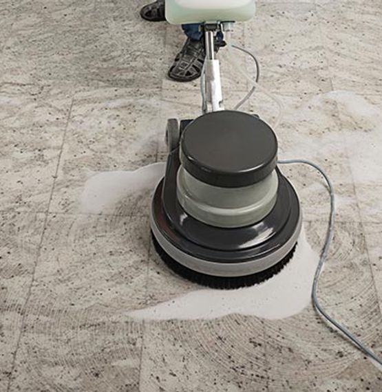 Professional marble floor cleaning service