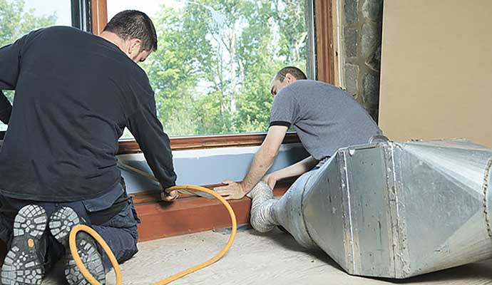 Air duct cleaning service