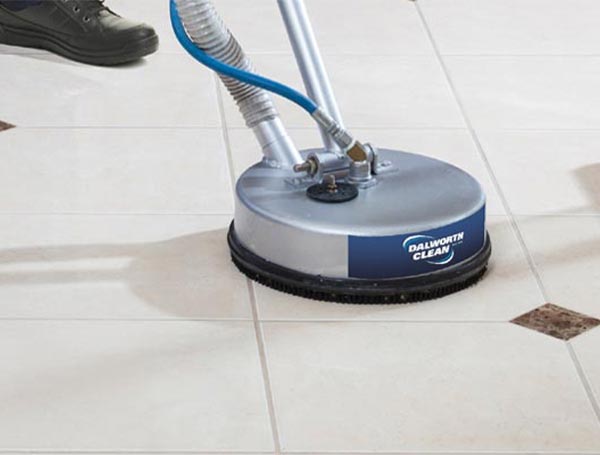 Tile floor cleaning